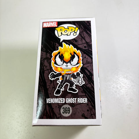 BOX FLAWS VIEW PHOTOS Venomized Ghost Rider - Venom Marvel Funko Pop 369 Vinyl Figure Exclusive
