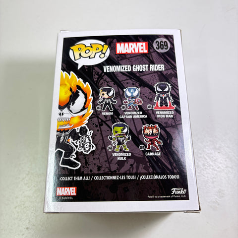 BOX FLAWS VIEW PHOTOS Venomized Ghost Rider - Venom Marvel Funko Pop 369 Vinyl Figure Exclusive