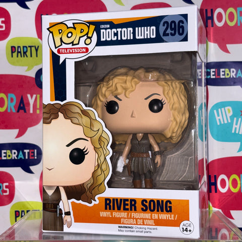 River Song - Doctor Who Funko Pop 296 Vinyl Figure (11.4 Cm L × 8.9 Cm W × 15.9 Cm H)