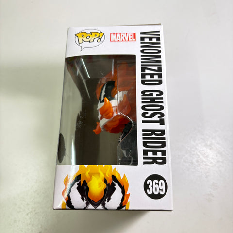 BOX FLAWS VIEW PHOTOS Venomized Ghost Rider - Venom Marvel Funko Pop 369 Vinyl Figure Exclusive