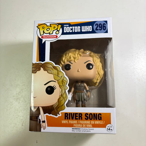 River Song - Doctor Who Funko Pop 296 Vinyl Figure (11.4 Cm L × 8.9 Cm W × 15.9 Cm H)