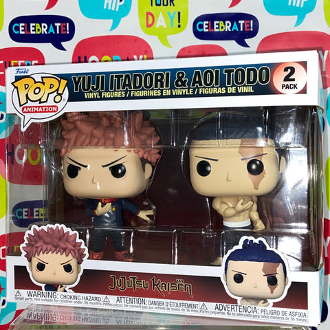 Jujutsu Kaisen - Yuji Itadori & Aoi Todo Funko Pop 2 Pack