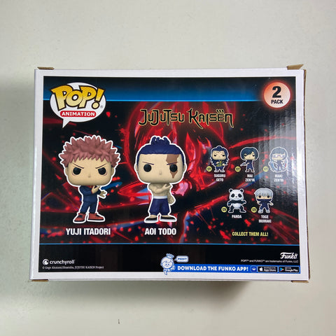 Jujutsu Kaisen - Yuji Itadori & Aoi Todo Funko Pop 2 Pack