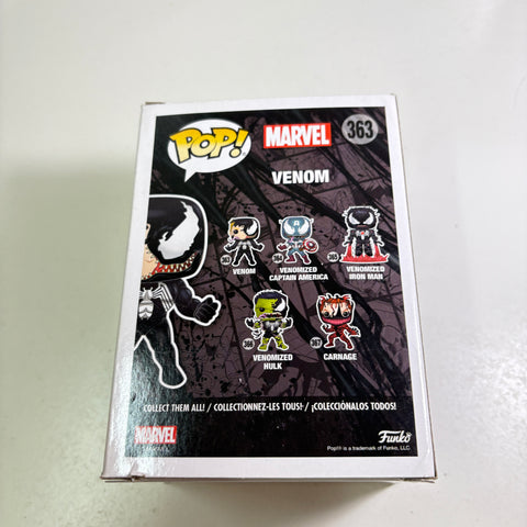 BOX FLAWS VIEW PHOTOS Venom Marvel Funko Pop 363 Vinyl Figure