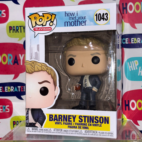 BOX FLAW VIEW PHOTOS Barney Stinson - How I met Your Mother Funko Pop 1043 Vinyl Figure (11.4 Cm L × 8.9 Cm W × 15.9 Cm H)