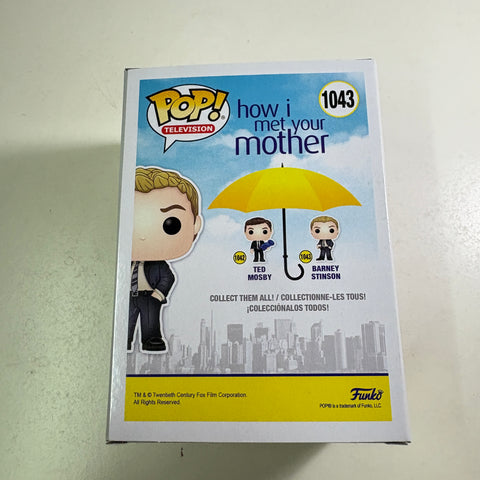 BOX FLAW VIEW PHOTOS Barney Stinson - How I met Your Mother Funko Pop 1043 Vinyl Figure (11.4 Cm L × 8.9 Cm W × 15.9 Cm H)