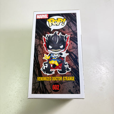 BOX FLAWS VIEW PHOTOS Venomized Doctor Strange - Venom Marvel Funko Pop 602 Vinyl Figure GLOW