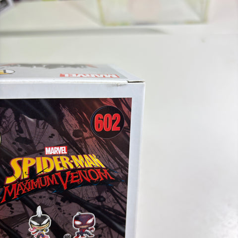 BOX FLAWS VIEW PHOTOS Venomized Doctor Strange - Venom Marvel Funko Pop 602 Vinyl Figure GLOW