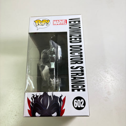 BOX FLAWS VIEW PHOTOS Venomized Doctor Strange - Venom Marvel Funko Pop 602 Vinyl Figure GLOW