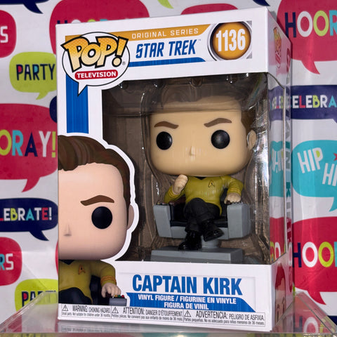 Captain Kirk - Star Trek Funko Pop 1136 Vinyl Figure (11.4 Cm L × 8.9 Cm W × 15.9 Cm H)
