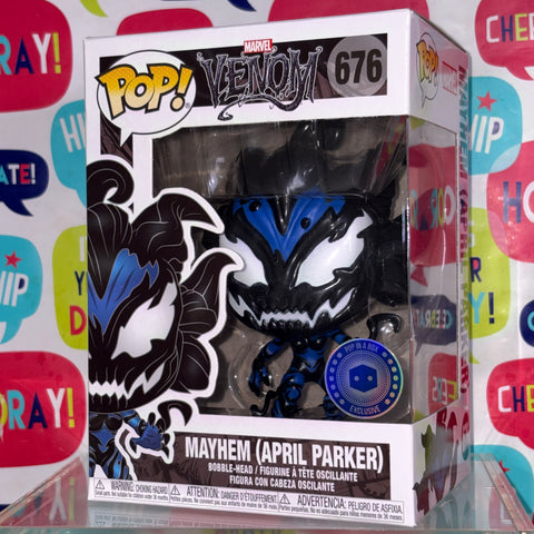 Mayhem (April {Parker) - Venom Marvel Funko Pop 676 Vinyl Figure Exclusive