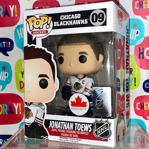 NHL - Chicago Blackhawks: Jonathan Toews (White Jersey) Funko Pop 09 Hockey Exclusive