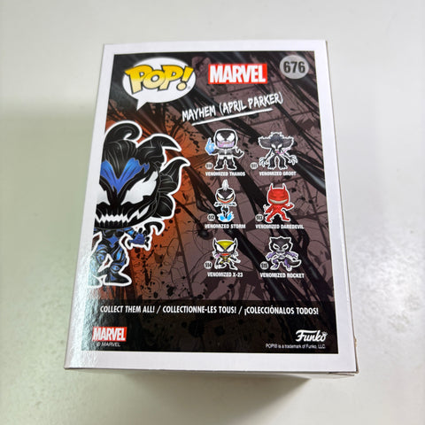 Mayhem (April {Parker) - Venom Marvel Funko Pop 676 Vinyl Figure Exclusive