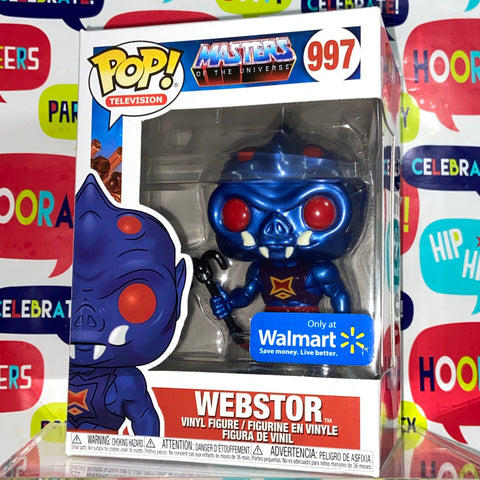 Masters of The Universe MOTU - Webstor (Metallic) Funko Pop 997 Walmart Exclusive