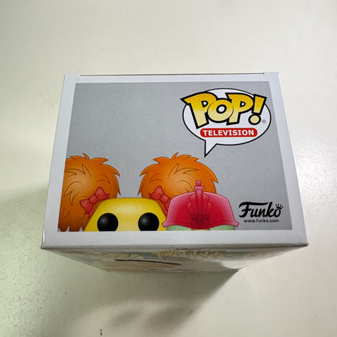 Red with Doozer FLOCKED - Fraggle Rock Funko Pop Vinyl Figure (11.4 Cm L × 8.9 Cm W × 15.9 Cm H)