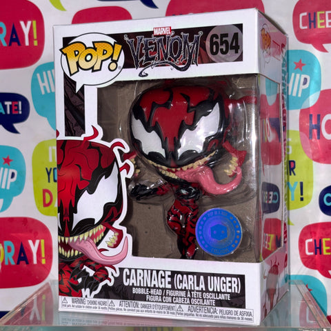Carnage (Carla Unger) - Venom Marvel Funko Pop 654 Vinyl Figure