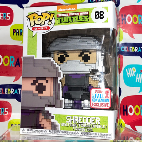 Teenage Mutant Ninja Turtles TMNT - Shredder 8 Bit Funko Pop 08 Fall Convention