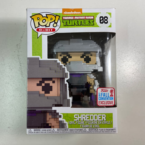 Teenage Mutant Ninja Turtles TMNT - Shredder 8 Bit Funko Pop 08 Fall Convention