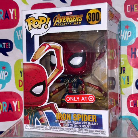 Iron Spider-man - Infinity War Marvel Funko Pop 300 Vinyl Figure Exclusive