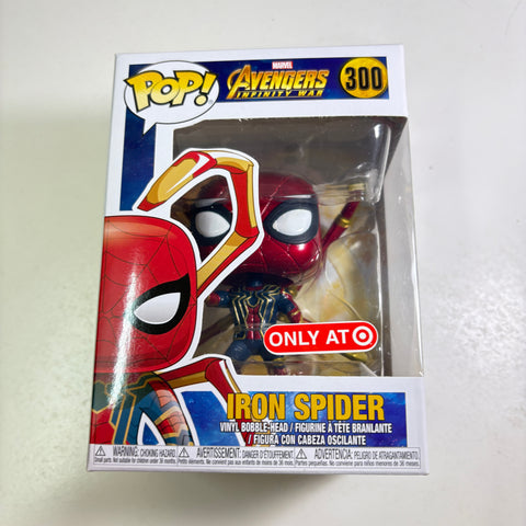 Iron Spider-man - Infinity War Marvel Funko Pop 300 Vinyl Figure Exclusive