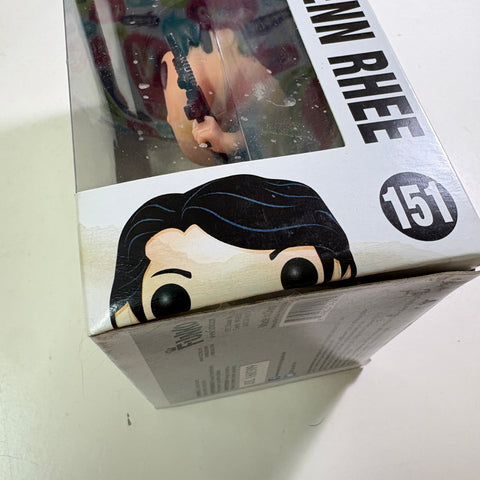 BOX STAINS VIEW PHOTOS Glenn Rhee (Prison) - The Walking Dead Funko Pop Vinyl Figure 151 (11.4 Cm L × 8.9 Cm W × 15.9 Cm H)