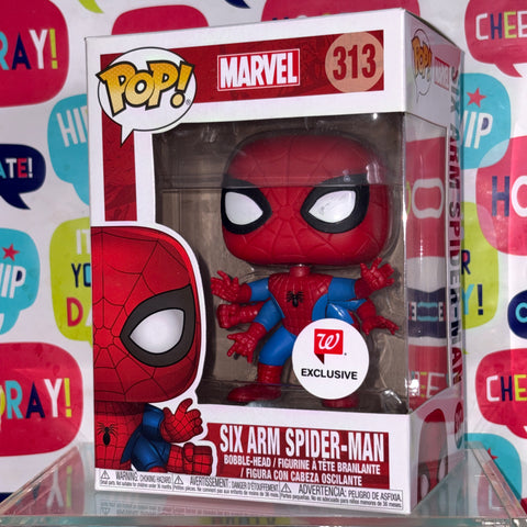 BOX FLAWS VIEW PHOTOS Spider-man (Six-Arm) -  Marvel Funko Pop 313 Vinyl Figure Exclusive