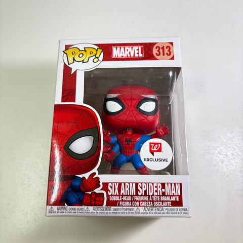 BOX FLAWS VIEW PHOTOS Spider-man (Six-Arm) -  Marvel Funko Pop 313 Vinyl Figure Exclusive