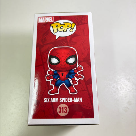 BOX FLAWS VIEW PHOTOS Spider-man (Six-Arm) -  Marvel Funko Pop 313 Vinyl Figure Exclusive