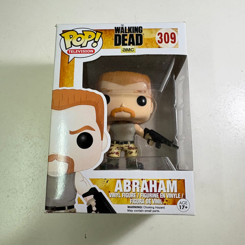Abraham - The Walking Dead Funko Pop Vinyl Figure 309 (11.4 Cm L × 8.9 Cm W × 15.9 Cm H)