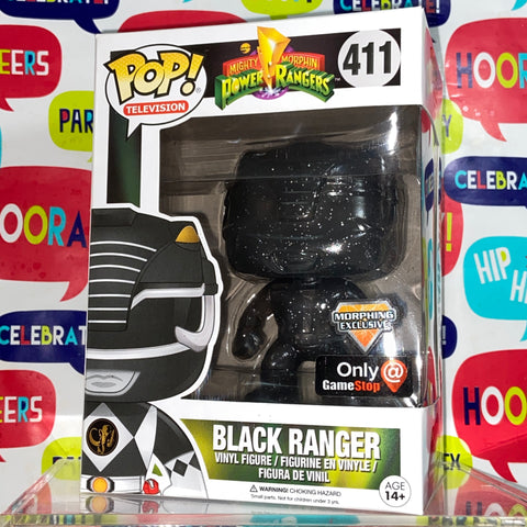 Power Rangers: Black Ranger (Morphing) Funko Pop 411 Gamestop Exclusive