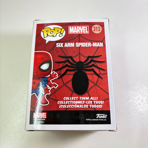 BOX FLAWS VIEW PHOTOS Spider-man (Six-Arm) -  Marvel Funko Pop 313 Vinyl Figure Exclusive