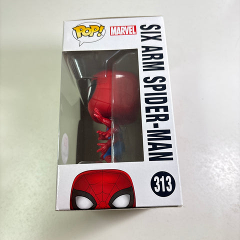 BOX FLAWS VIEW PHOTOS Spider-man (Six-Arm) -  Marvel Funko Pop 313 Vinyl Figure Exclusive