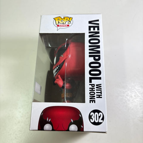 BOX FLAW VIEW PHOTOS Venompool - DEADPOOL/VENOM Marvel Funko Pop 302 Vinyl Figure Exclusive