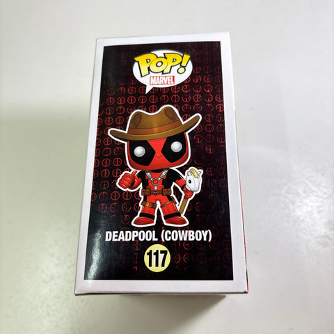 Deadpool COWBOY - Marvel Funko Pop 117 Vinyl Figure Exclusive Summer Convetion