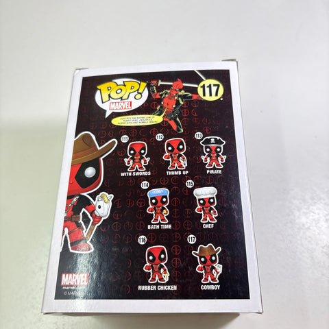 Deadpool COWBOY - Marvel Funko Pop 117 Vinyl Figure Exclusive Summer Convetion