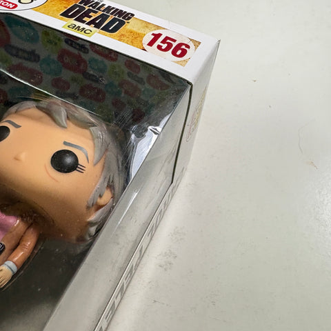 BOX FLAWS VIEW PHOTOS Carol Peletier - The Walking Dead Funko Pop Vinyl Figure 156 (11.4 Cm L × 8.9 Cm W × 15.9 Cm H)