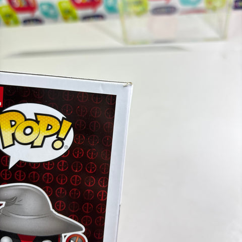 BOX FLAWS VIEW PHOTOS Wizard Deadpool - Marvel Funko Pop 324 Vinyl Figure Exclusive