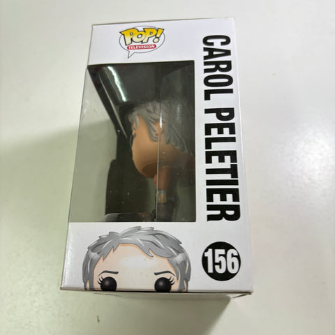 BOX FLAWS VIEW PHOTOS Carol Peletier - The Walking Dead Funko Pop Vinyl Figure 156 (11.4 Cm L × 8.9 Cm W × 15.9 Cm H)
