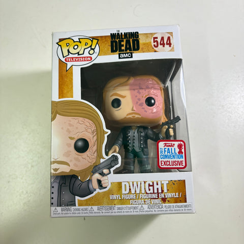 BOX FLAWS VIEW PHOTOS Dwight - The Walking Dead Funko Pop Vinyl Figure 544 (11.4 Cm L × 8.9 Cm W × 15.9 Cm H)