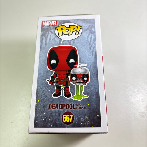 Deadpool with Headpool - Marvel Zombie Funko Pop 667 Vinyl Figure Exclusive