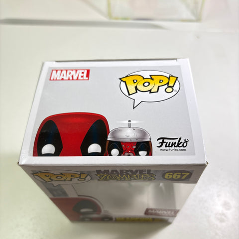 Deadpool with Headpool - Marvel Zombie Funko Pop 667 Vinyl Figure Exclusive