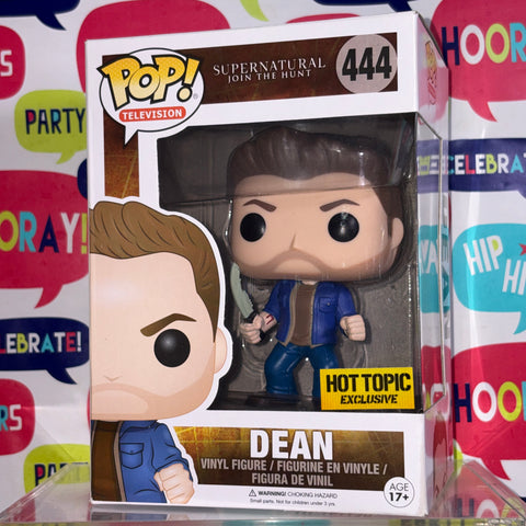 Dean - Supernatural Funko Pop Vinyl Figure 444 Exclusive (11.4 Cm L × 8.9 Cm W × 15.9 Cm H)