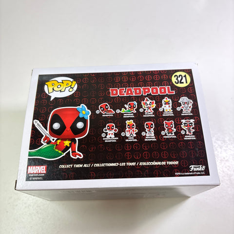 Deadpool Mermaid - Marvel Funko Pop 321 Vinyl Figure Exclusive METALLIC