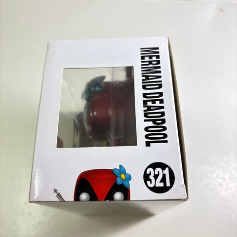 Deadpool Mermaid - Marvel Funko Pop 321 Vinyl Figure Exclusive METALLIC