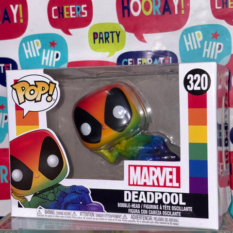 Deadpool - PRIDE Marvel Funko Pop Vinyl Figure 320 Rainbow