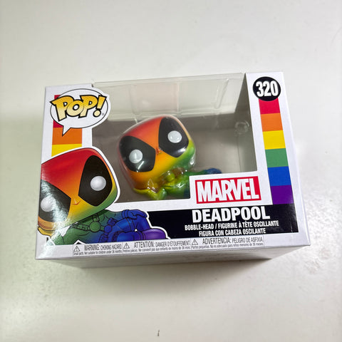 Deadpool - PRIDE Marvel Funko Pop Vinyl Figure 320 Rainbow