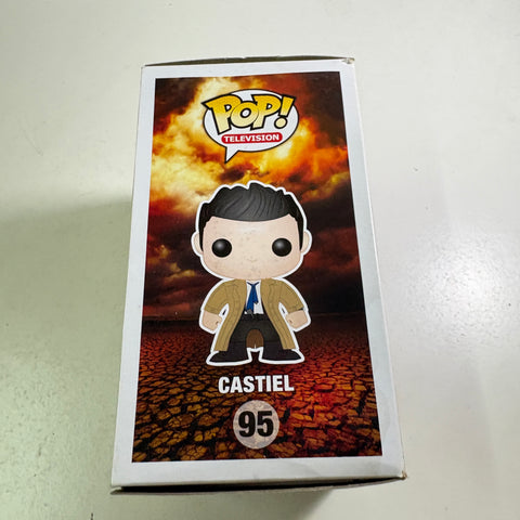 WATER DAMAGE BOX VIEW PHOTOS Castiel Supernatural - Funko Pop Vinyl Figure 95 Exclusive (11.4 Cm L × 8.9 Cm W × 15.9 Cm H)