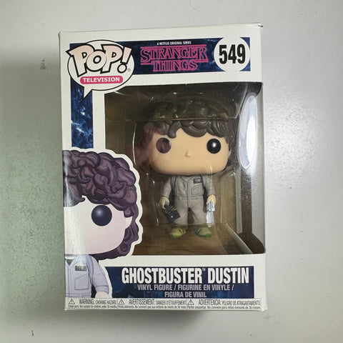 Stranger Things- Dustin (Ghostbuster) Funko Pop 549 SUNFADED