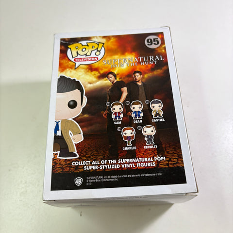 WATER DAMAGE BOX VIEW PHOTOS Castiel Supernatural - Funko Pop Vinyl Figure 95 Exclusive (11.4 Cm L × 8.9 Cm W × 15.9 Cm H)