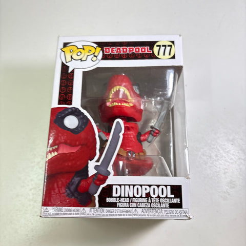 SEVERE BOX DAMAGE VIEW PHOTOS Dinopool/Deadpool - Marvel Funko Pop Vinyl Figure 777